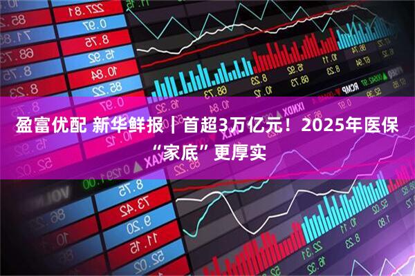 盈富优配 新华鲜报｜首超3万亿元！2025年医保“家底”更厚实